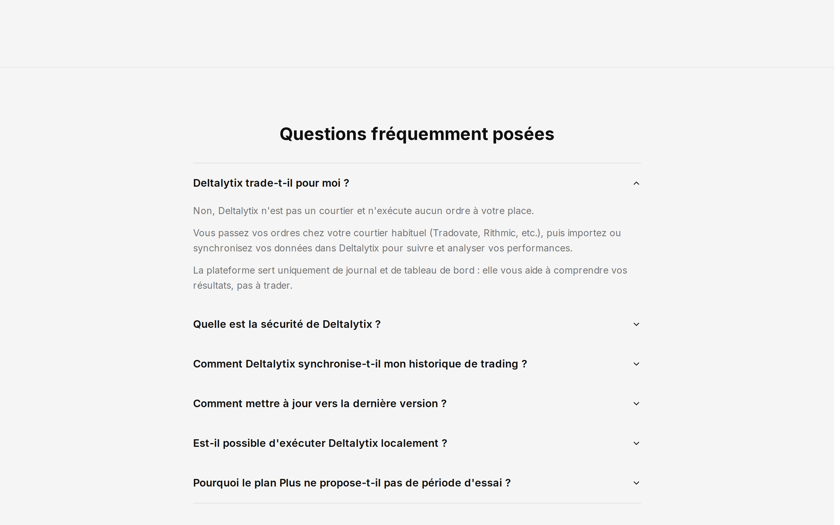 Réponse développée dans la nouvelle FAQ en français